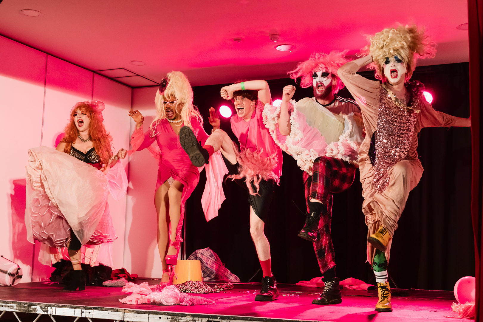 The LipSinkers performing
